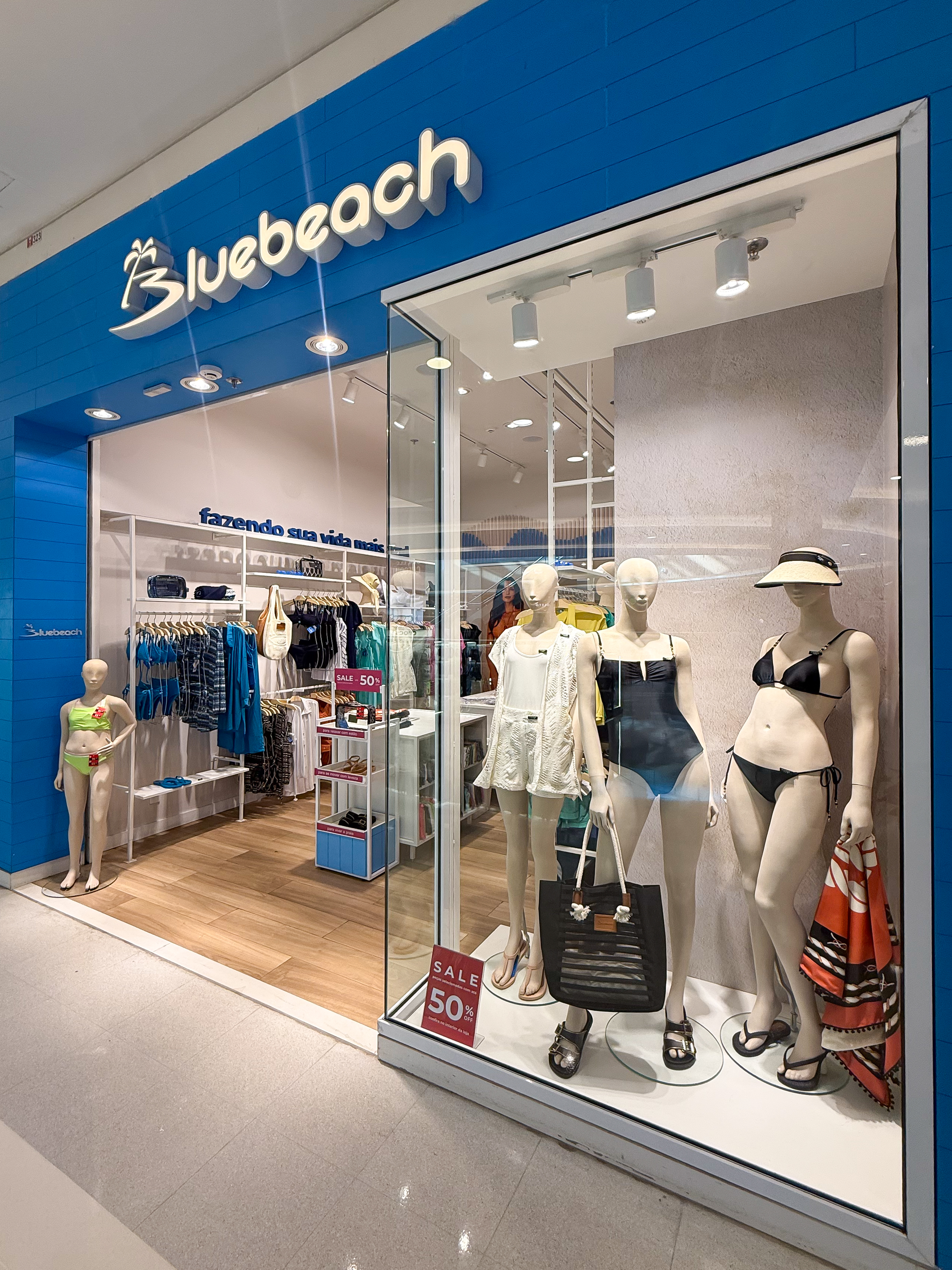 Logo da loja blue beach
