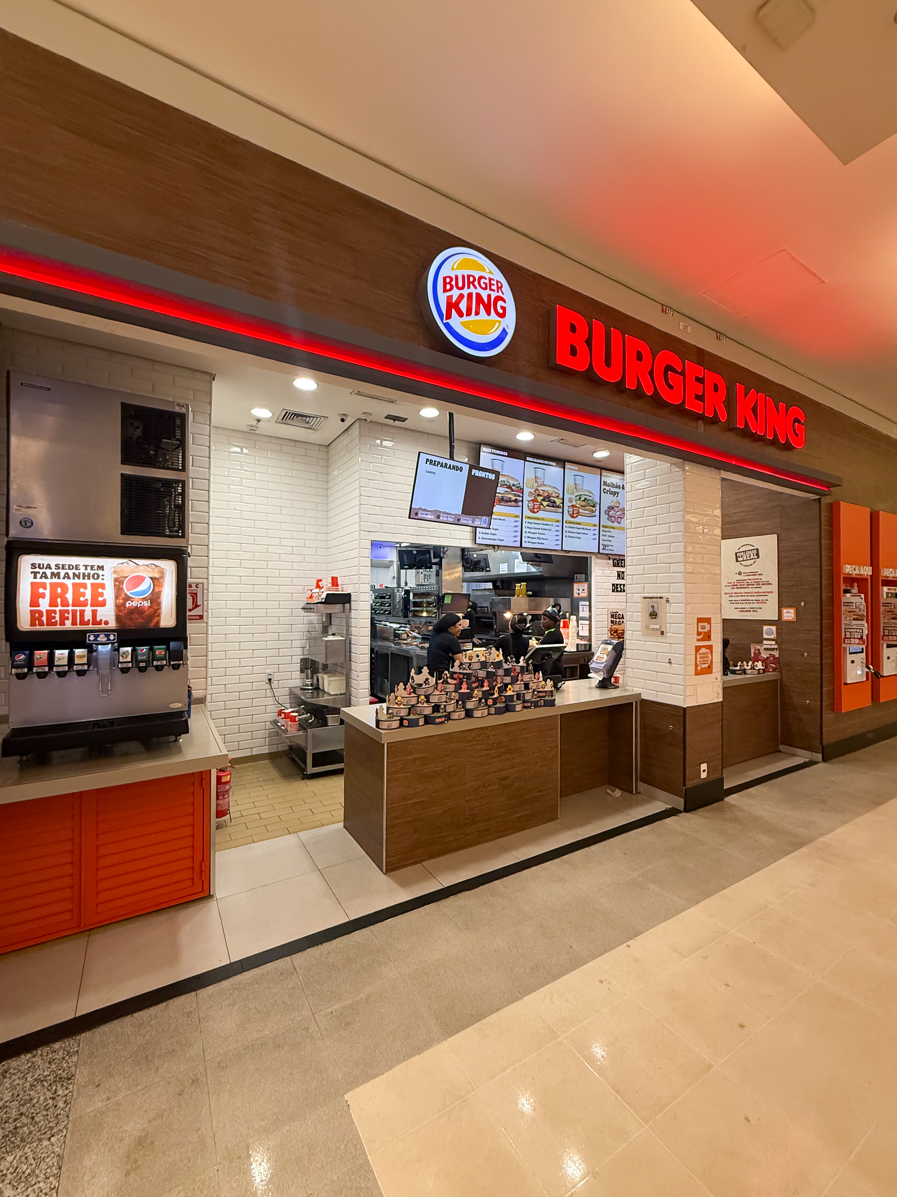 Logo da loja burger king