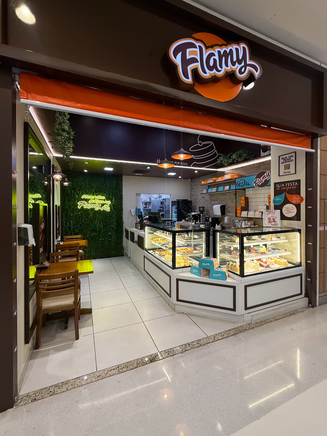 Logo da loja flamy