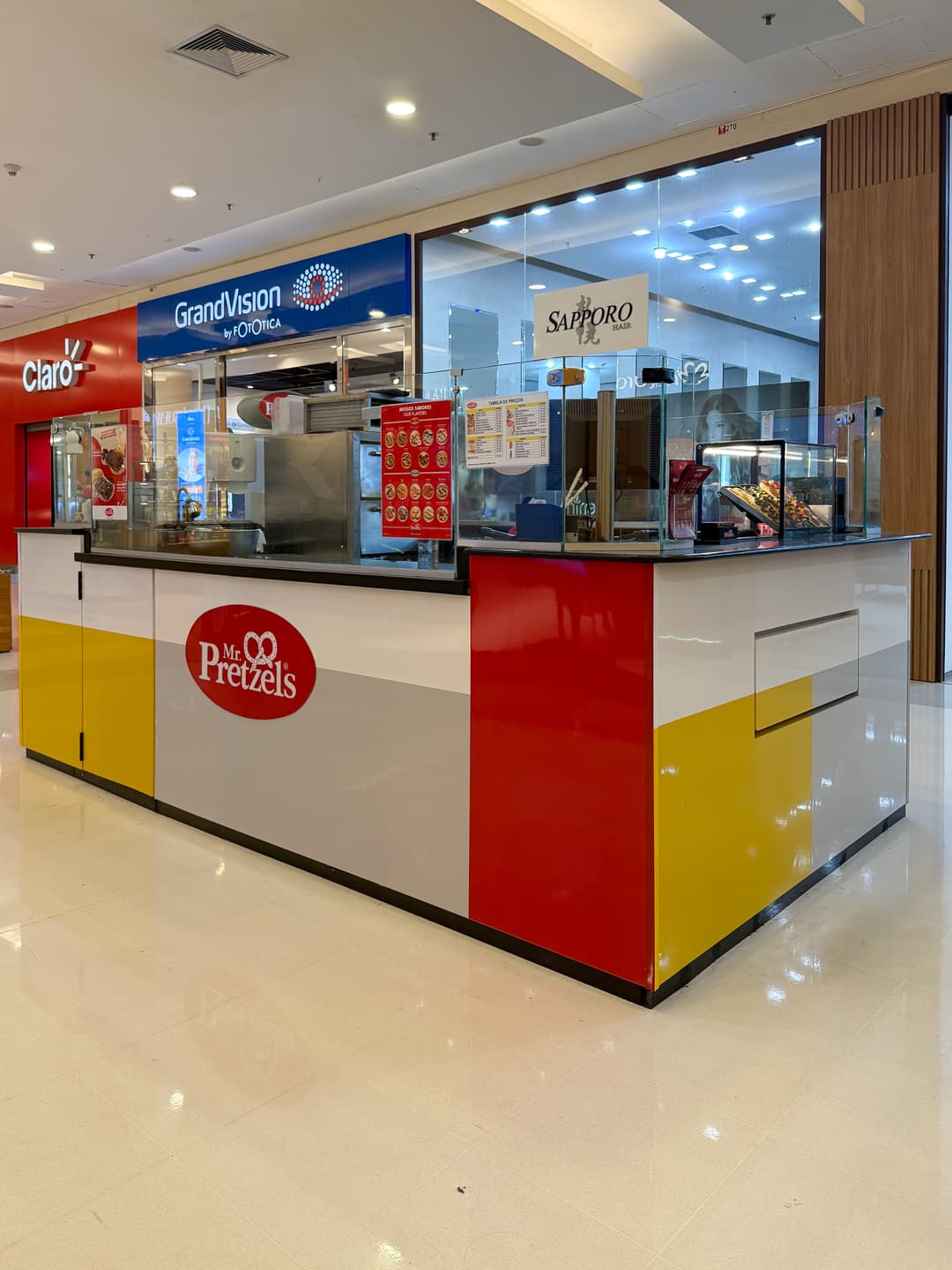 Logo da loja mr pretzels