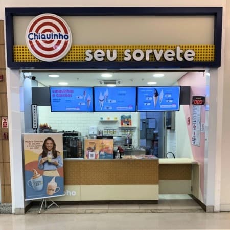 Logo da loja chiquinho sorvetes