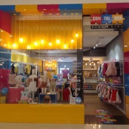Logo da loja container baby & kids