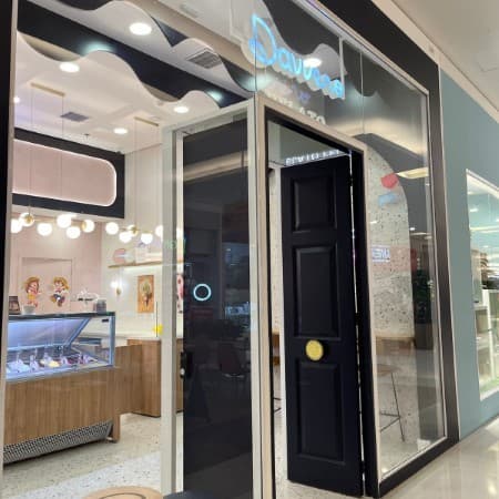 Imagem de interna da loja davvero gelato