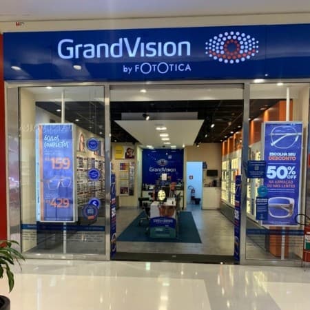 Logo da loja ótica grandvision by fototica