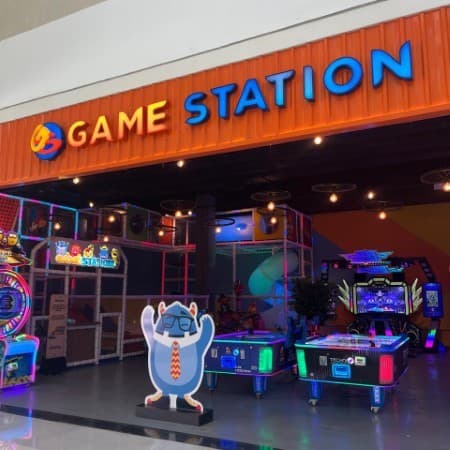 Logo da loja game station
