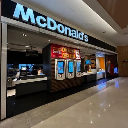 Logo da loja mc donald´s