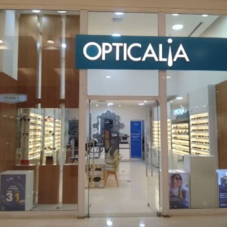 Logo da loja ótica opticalia