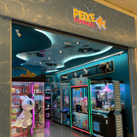 Logo da loja peixe dourado machines