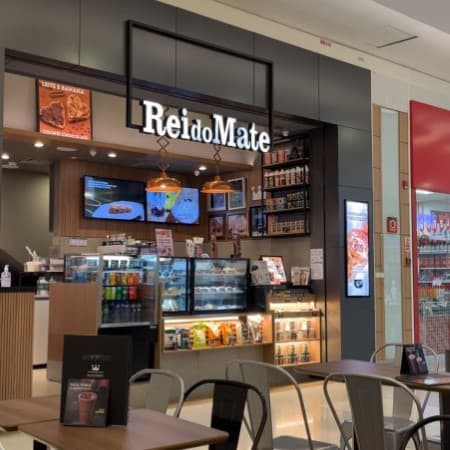 Imagem de interna da loja rei do mate