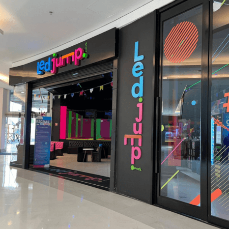 Logo da loja led jump