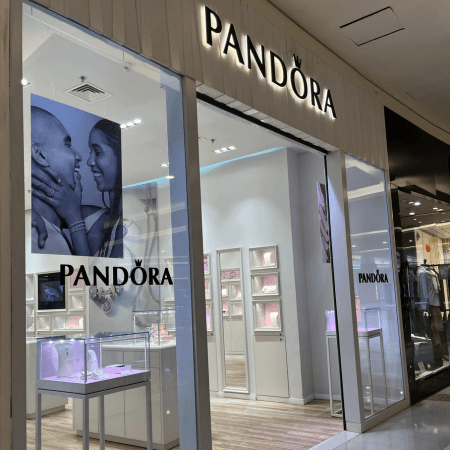 Logo da loja pandora