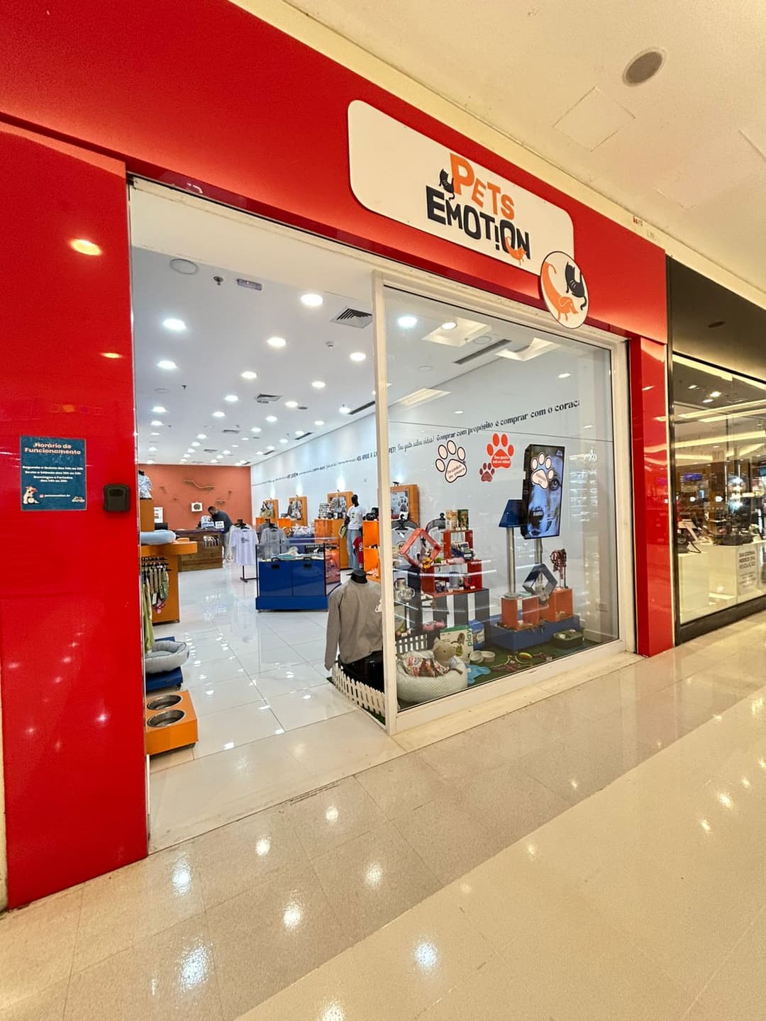 Logo da loja pets emotion