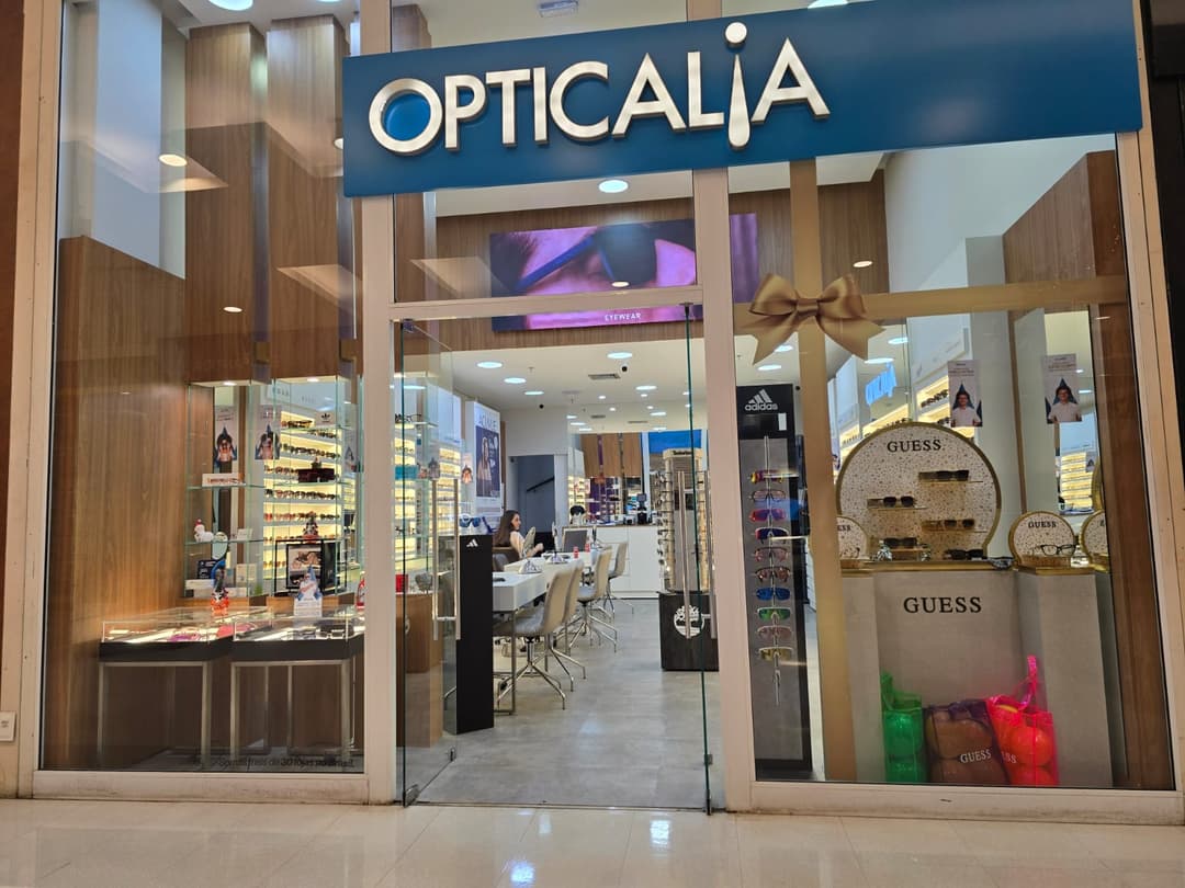 Logo da loja ótica opticalia